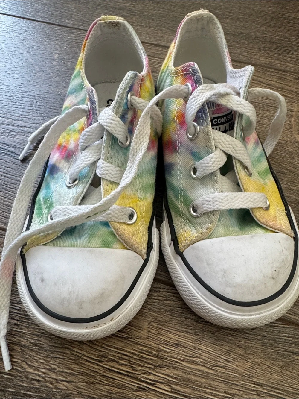 Converse Kids Low Top Sneakers - Tie-Dye Pastel
